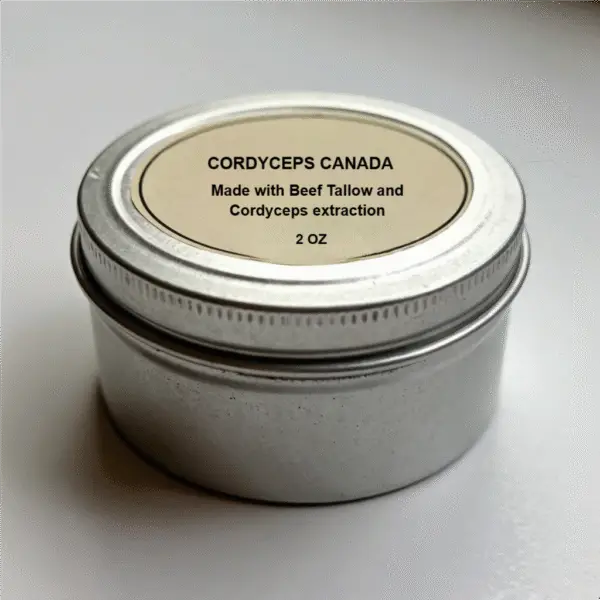 tinture tin Cordyceps + Beef Tallow Salve – Deep Nourishment for Radiant Skin