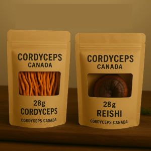 cordy and reshi cordyceps and reshi dual pack in 28g bags