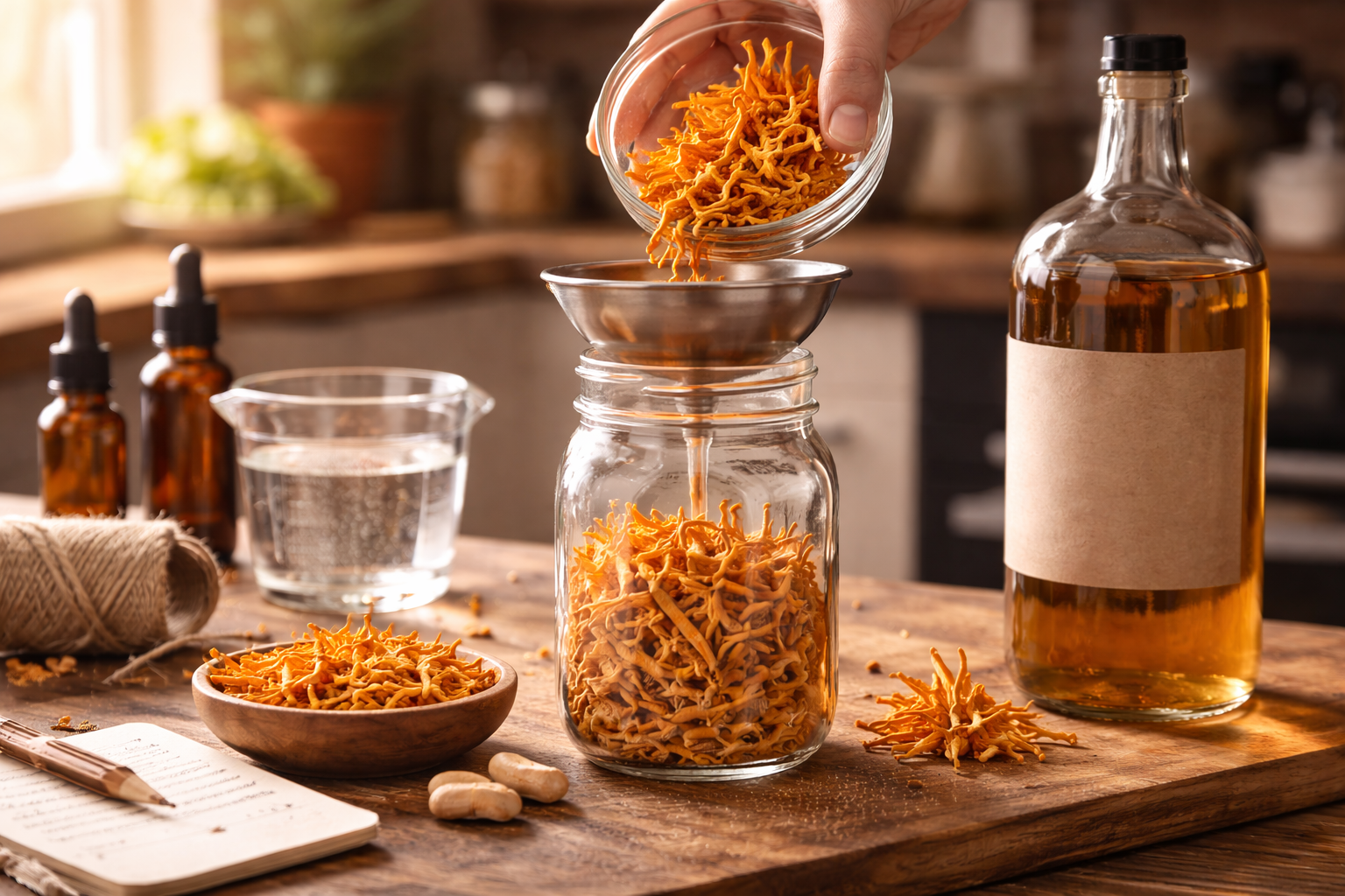 How-to-make-tinture-from-dried-fruiting-bodies