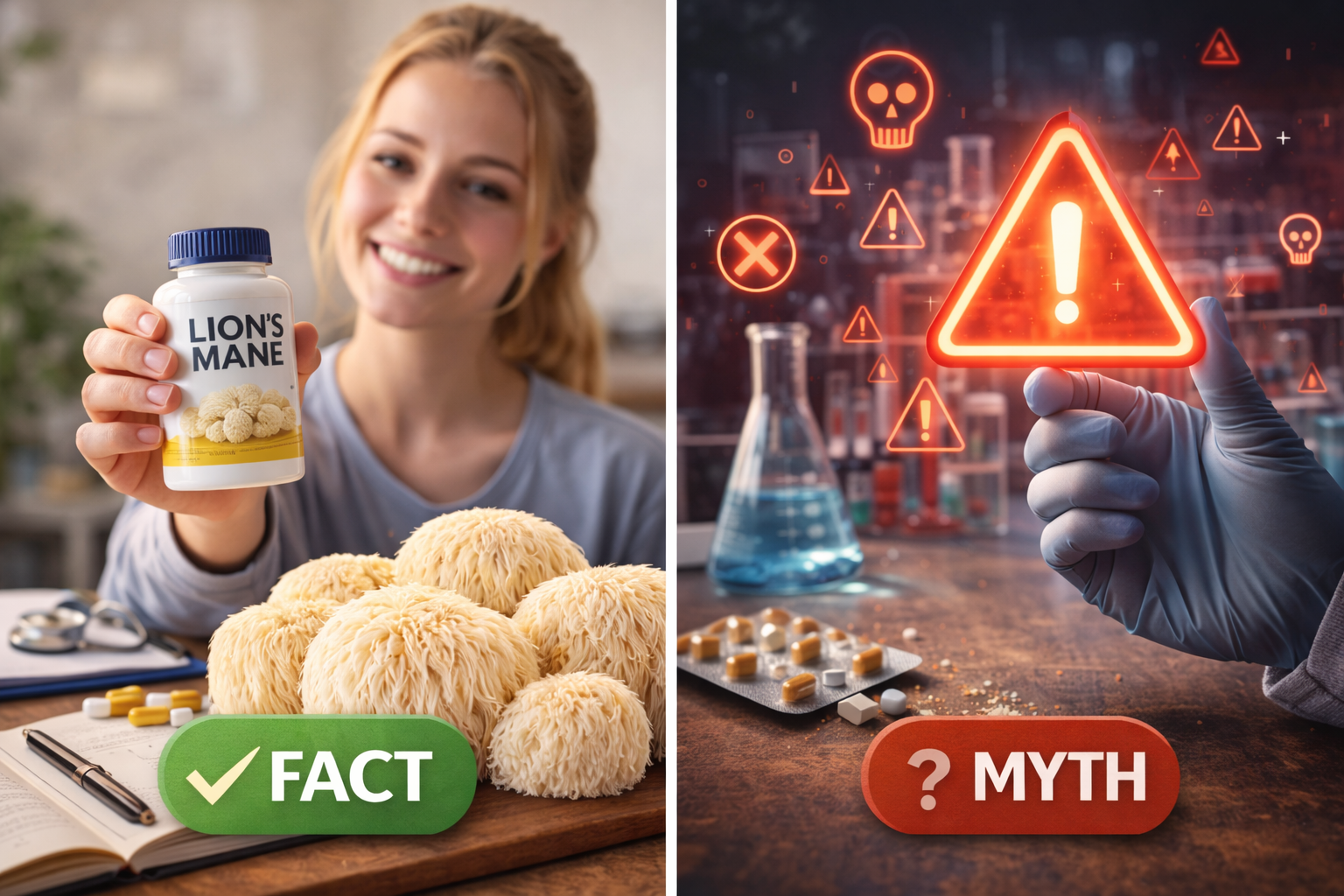 Lions mane safety facts and myth