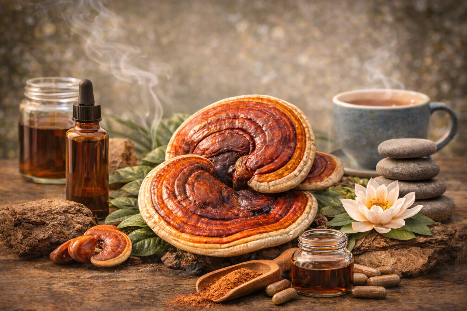 Reishi-mushroom-for-stress-and-relaxation